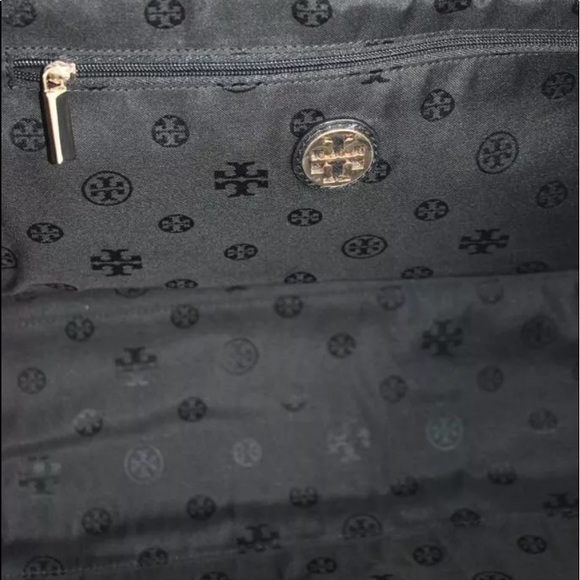Tory Burch ella nylon tote black shoulder bag - Picture 10 of 10